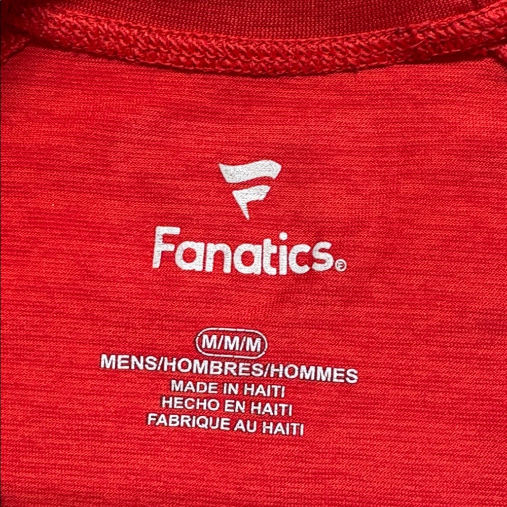 Fanatics Philadelphia Phillies MLB Red Short Sleeve Dri-FIT Performance Tee - Picture 2 of 6